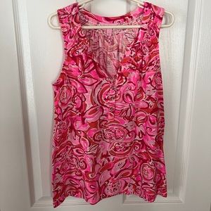 LILLY PULITZER Ruffle Tank Top